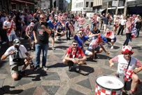 Hrvatski navijači na ulicama Kopenhagena, Foto: Goran Stanzl/PIXSELL