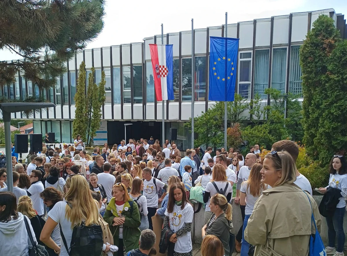 Prosvjed, Foto: Ruža Ištuk/HRT