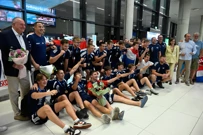 Doček zlatne U18 vaterpolske reprezentacije, Foto: Goran Mehkek/CROPIX