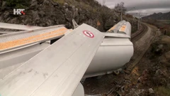 Sudar vlakova između kolodvora Meja i Škrljevo, Foto: HTV/HRT