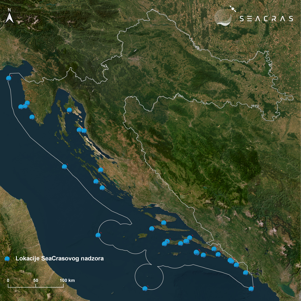Lokacije nadzora, Foto: Ana Čupić/SeaCras