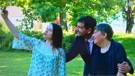 Anamarija i Marija Hribar, prof. dr. sc.Robert Trotić, član operativnog tima koji je ugradio prvu umjetnu pužnicu u RH 