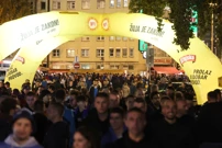 Dinamo - Milan, navijači, Foto: Goran Stanzl/PIXSELL