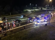 Sukob navijača i policije, Foto: Pixsell/PIXSELL