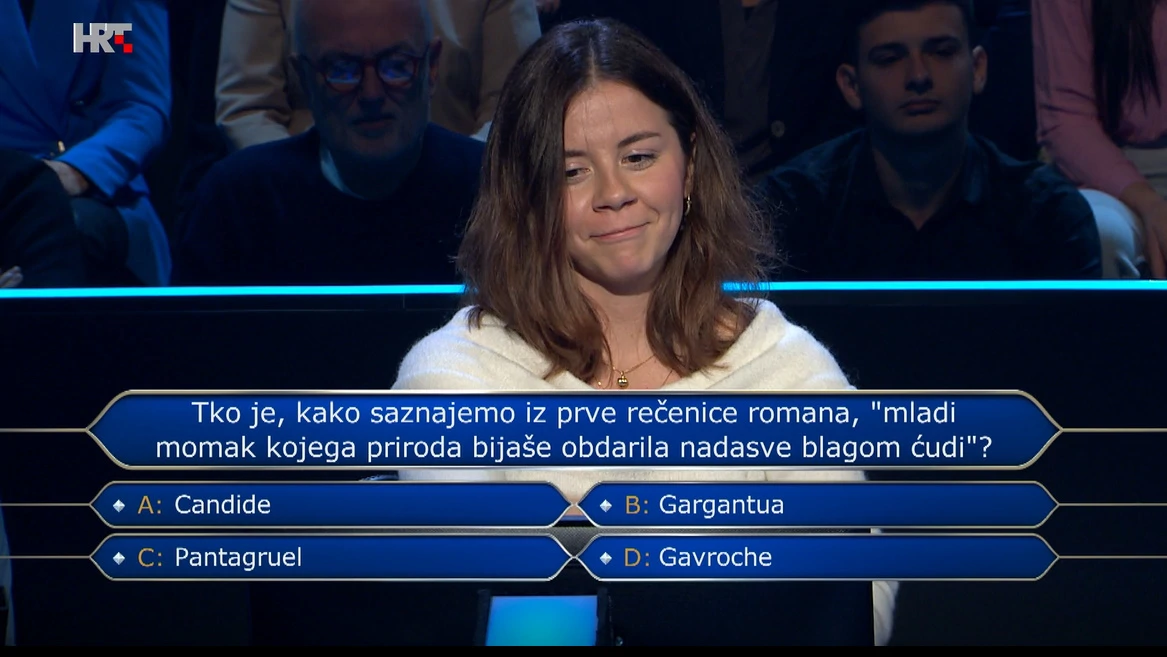 Ana Šutej, Foto: Tko želi biti milijunaš?/HRT