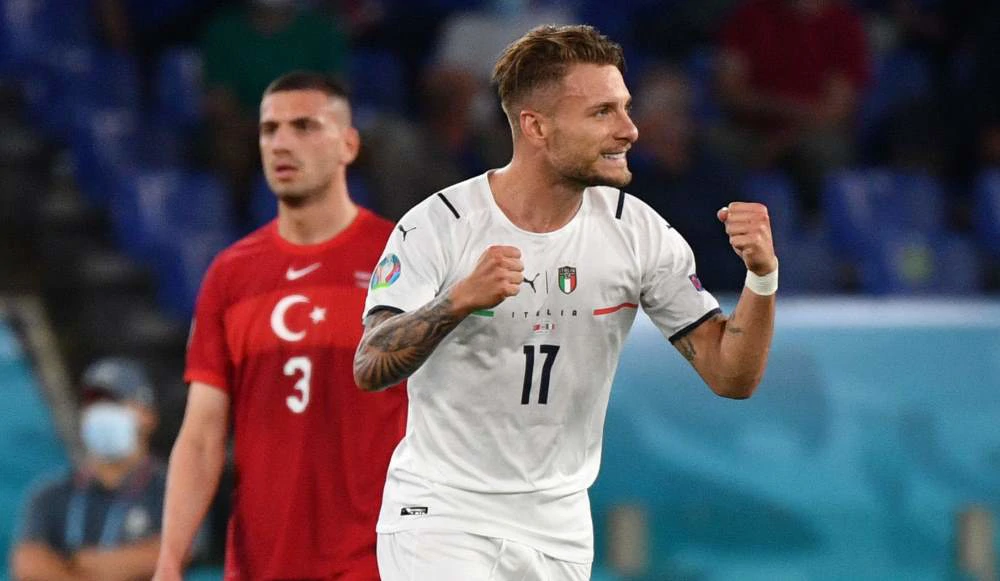  Ciro Immobile slavi gol za 2:0 , Foto: Filippo Monteforte/Pool via REUTERS