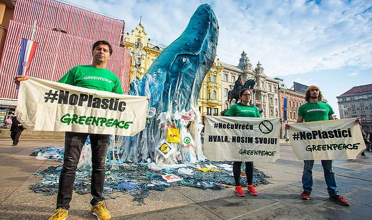 kampanja Greenpeace-a Hrvatska protiv korištenja jednokratne plastike