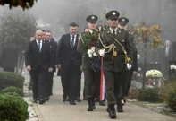Polaganje vijenaca na Mirogoju, Foto:  Marko Lukunic /PIXSELL