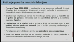 Poticanje povratka hrvatskih državljana, Foto: HTV/HRT
