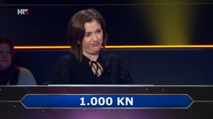 Martina Tomić  , Foto: Tko želi biti milijunaš?/HRT