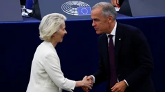 Ursula Von der Leyen i Mark Carney, Foto: Yves Herman/Reuters