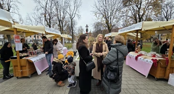 U vinkovačkom gradskom parku, sajam Sitno i slatko VSŽ