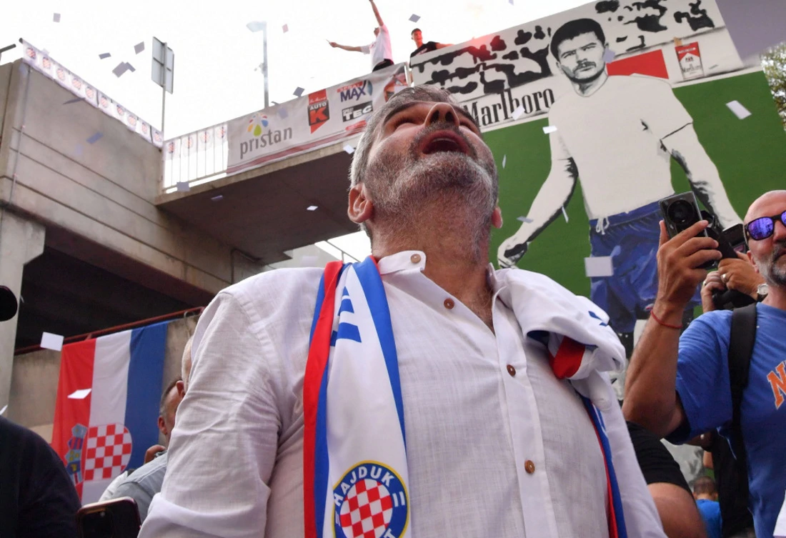 Otkrivanje murala Blažu Sliškoviću na Mertojaku , Foto: Josko Ponos/CROPIX