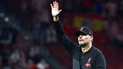 Juergen Klopp slavi nakon meča 