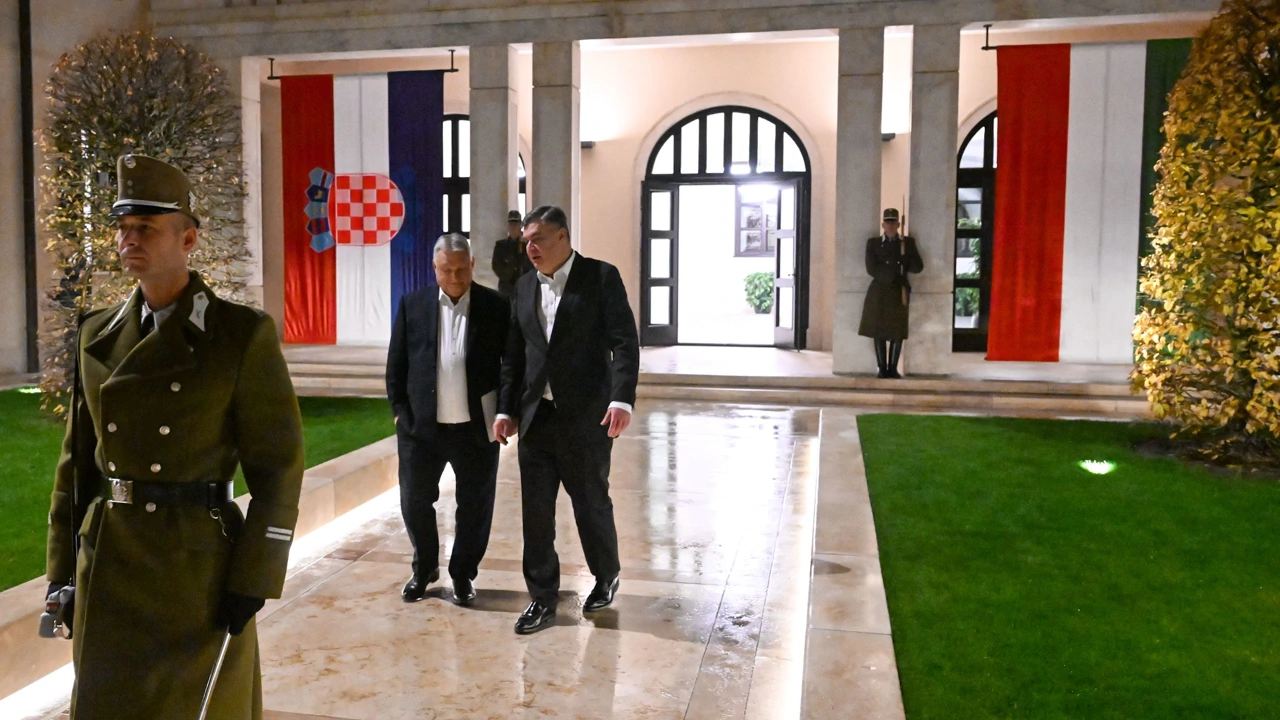 Viktor Orban i Zoran Milanović, Foto: Ured predsjednika Republike Hrvatske/Filip Glas