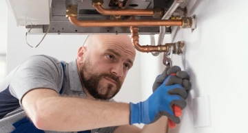 Servisiranje plinskog bojlera/Ilustracija