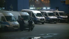 Jake policijske snage pred Maksimirom, Foto: HTV/HRT