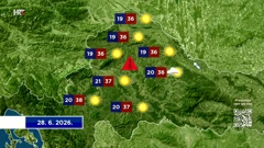 Vrhunac toplinskog vala uz temperature do 39 stupnjeva, Foto: HTV/HRT