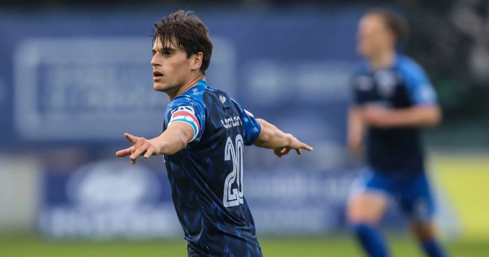 Neven Đurasek slavi nakon pobjedničkog gola