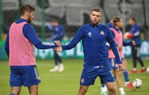 Legia - Dinamo, zagrijavanje uoči utakmice, Foto: Matija Habljak/PIXSELL