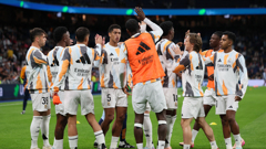 Momčad Real Madrid na zagrijavanju