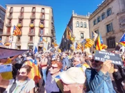 Prosvjed u Barceloni , Foto: Dragan Nikolić /HRT