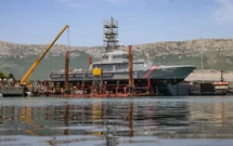 Modernizacija HRM-a: U Splitu porinut obalni ophodni brod, Foto: F. Klen/MORH
