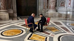 Volodimir Zelenski i Donald Trump u bazilici sv. Petra