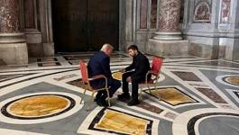 Volodimir Zelenski i Donald Trump u bazilici sv. Petra