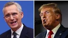 Jens Stoltenberg i Donald Trump