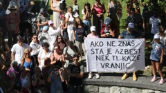 Prosvjed građana protiv broda Moby Drea 