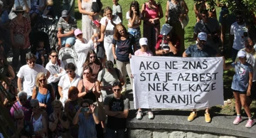 Prosvjed građana protiv broda Moby Drea 