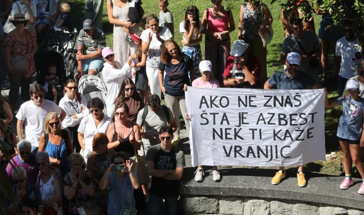 Prosvjed građana protiv broda Moby Drea 
