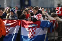 Navijači na Trgu bana Jelačića, Foto: Slaven Branislav Babić/PIXSELL