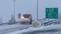 Zimski uvjeti na autocesti A1 - čvor Gospić 