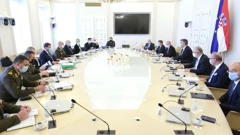 Plenković s Banožiem i predstavnicima MORH-a