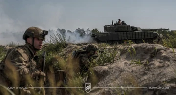 Vojnici 1. Korpusa Nacionalne garde Ukrajine "Azov"