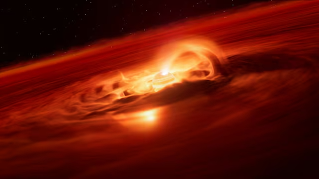 Umjetnički prikaz planeta Cha 1107-7626