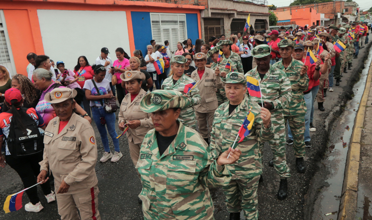 Nacionalna bolivarska milicija okuplja se na poziv venezuelanskog predsjednika Nicolasa Madura