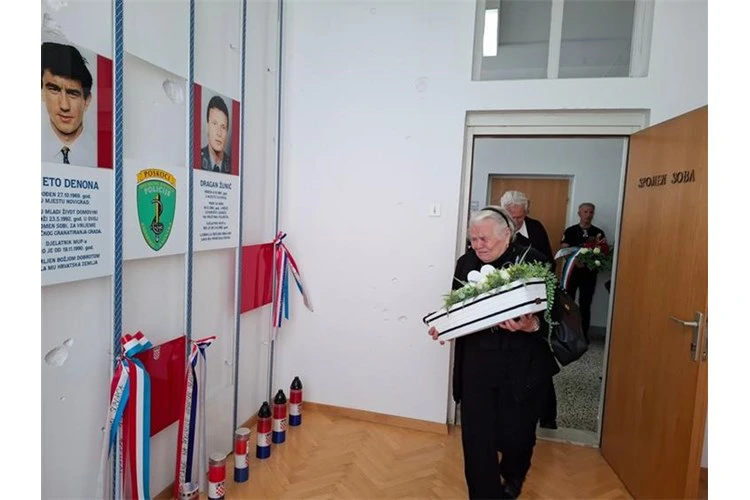 34. obljetnica pogibije pripadnika SJP "Poskoci" - Svete Denone, Foto: PU zadarska/Radio Zadar