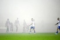Dim na travnjaku od bakljade navijača Hajduka , Foto: Ante Cizmic /CROPIX
