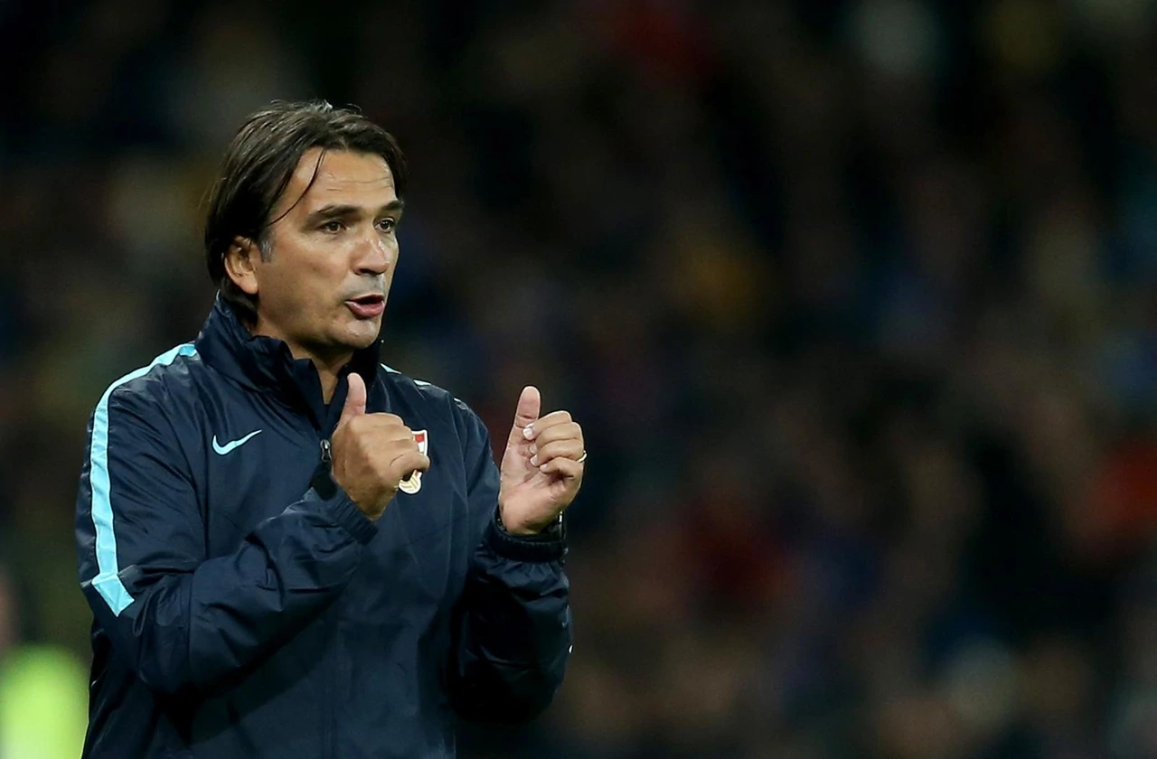 Zlatko Dalić na utakmici protiv Ukrajine 2017. 