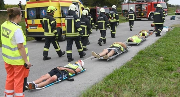 Vježba civilne zaštite Bjelovarsko-bilogorske županije održana u Grubišnom Polju