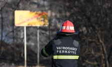 Požar kod Zatona, Foto: Hrvoje Jelavic  /Pixsell 