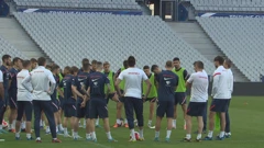 Trening hrvatske nogometne reprezentacije na Saint-Denisu