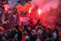 Navijači na Trgu bana Jelačića, Foto: Sanjin Strukic/PIXSELL