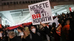 Prosvjed u Beogradu, Foto: Zorana Jevtic/Reuters