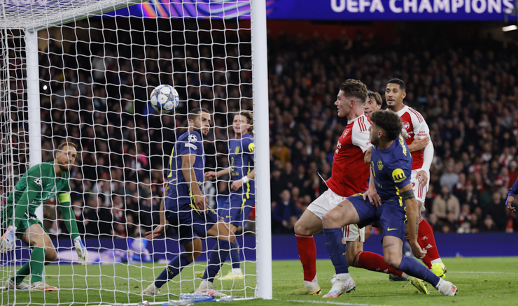 Arsenal - Atletico Madrid, Gyokeres postiže gol 