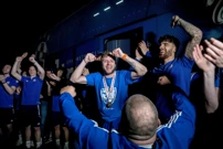 Doček igrača Dinama, Foto: Luka Batelic/PIXSELL
