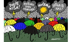 meteokarikatura, Foto: Dragutin Kovačević - Dado/HRT